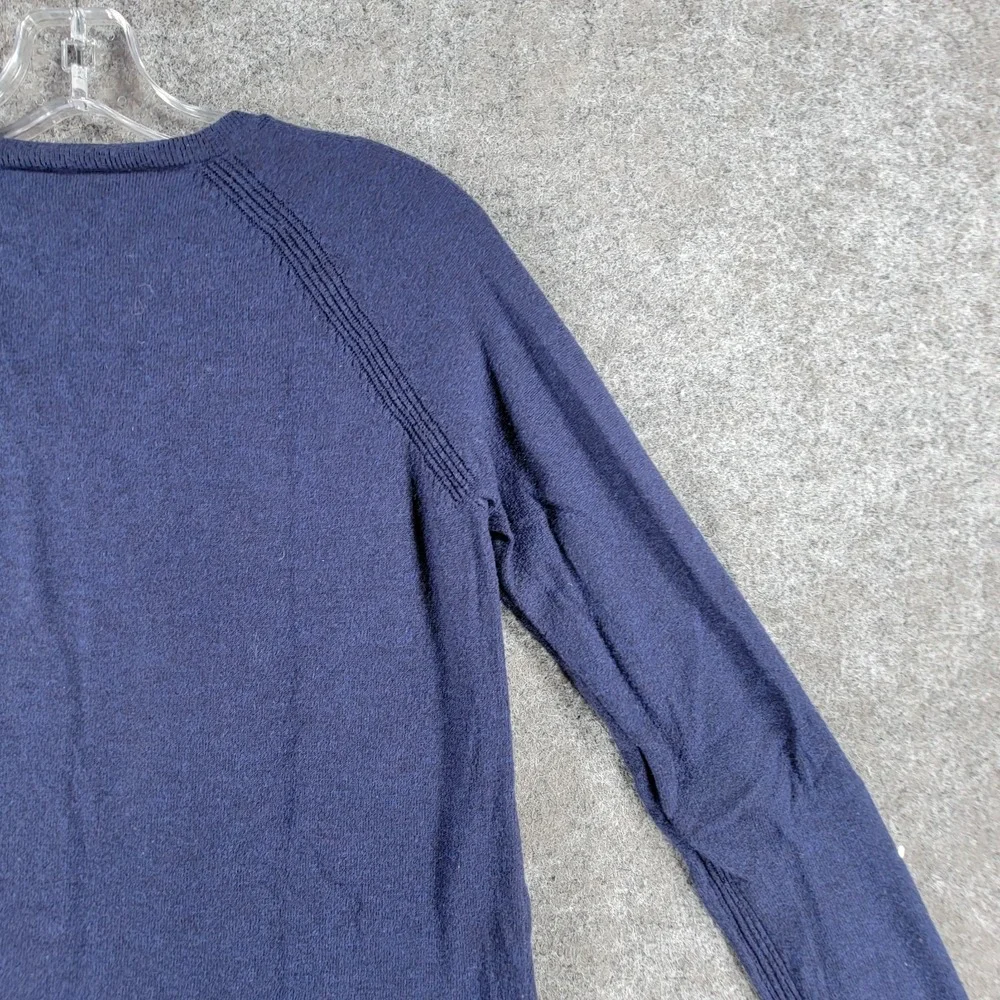 GAP Maternity Pullover Sweater Womens M Navy Blue‎ Classic V-neck Lightweight